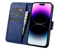 iCarer Wallet Case do iPhone 14 Pro (anti-RFID) niebieski 6975092686286 - 1201180 - zdjęcie 3